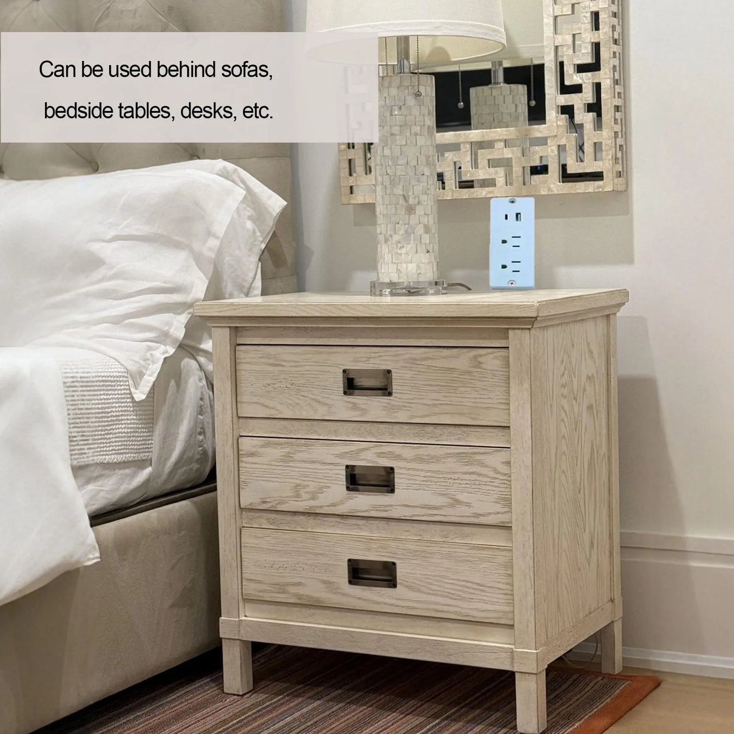 HomeFinds Extendable and Rotatable Power Outlet Socket